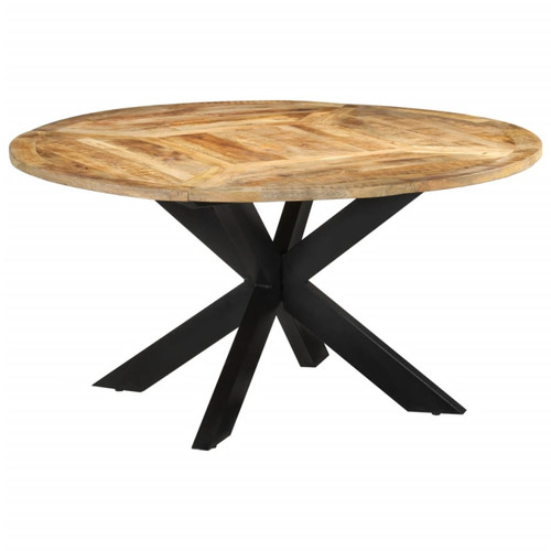 Dining table brown solid mango - dining,