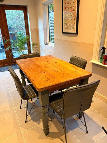 Rustic oak top - rustic, rectangular