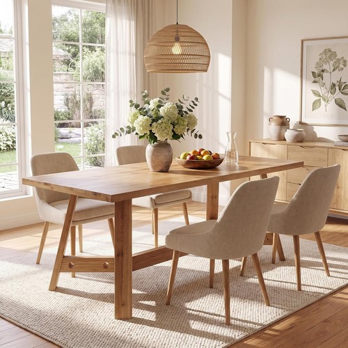 160cm solid wood dining - solid, table