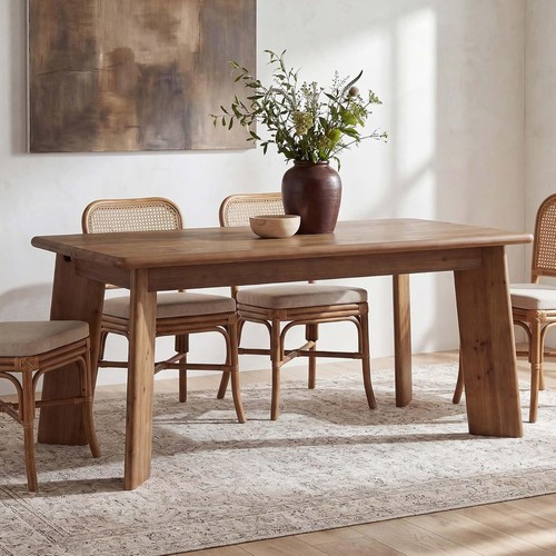 Solid wood dining table - 63'',