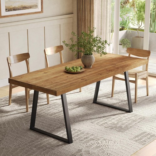Rustic brown solid wood - brown,