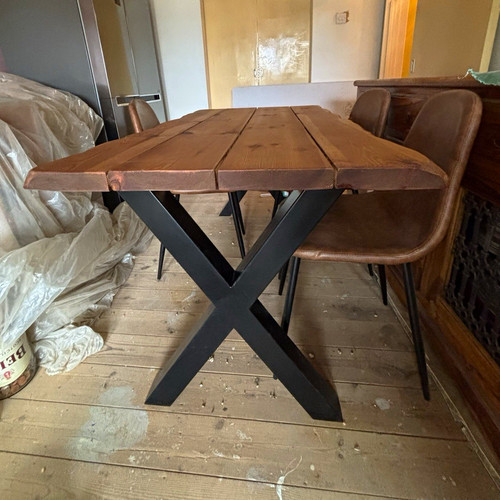 Rectangular solid wood dining - solid,