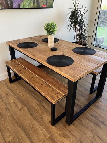 Dining table square - table, frame