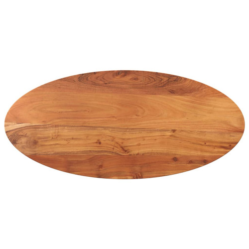 Table top oval solid acacia - top,