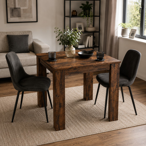 Dining table 80cm square - dining,