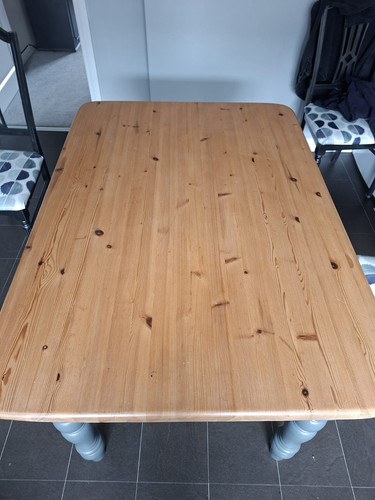 Solid pine farmhouse table - pine,