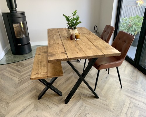 Rustic dining table - rustic,