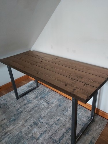Solid wood rustic - dining, table