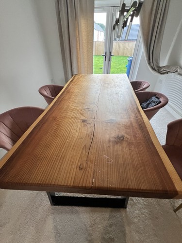 Dining table solid redwood - table,