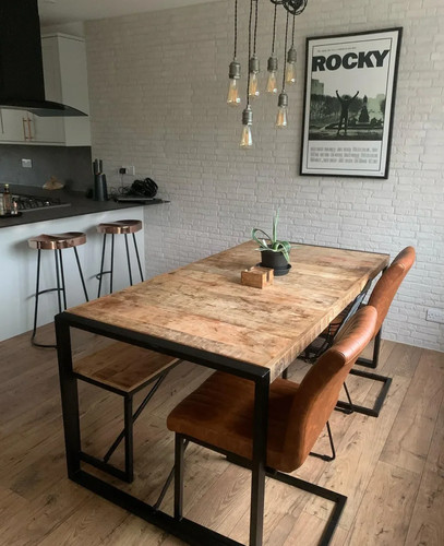 New industrial rustic - industrial, wooden
