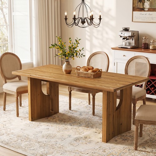 160cm farmhouse solid wood - 160cm,