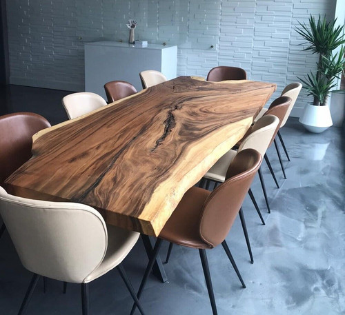 200x90cm solid wood live edge - wood,