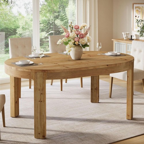 Solid wood oval - solid, dining