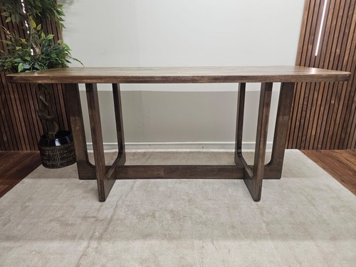 Rustic 180cm solid rubberwood - 180cm,