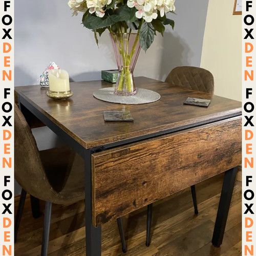 Industrial drop leaf dining - industrial,