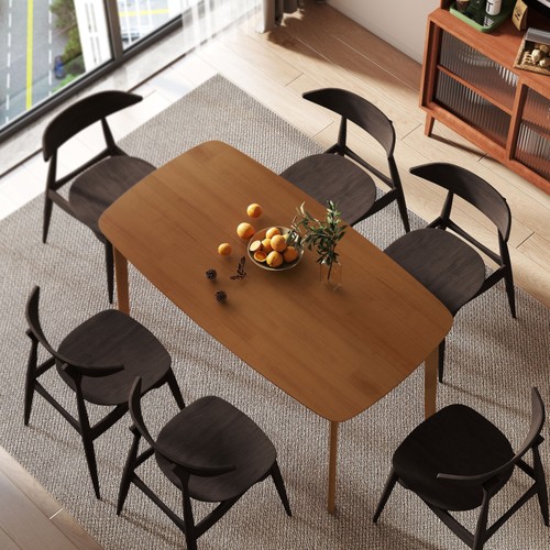 Rectangular dining table - rectangular,
