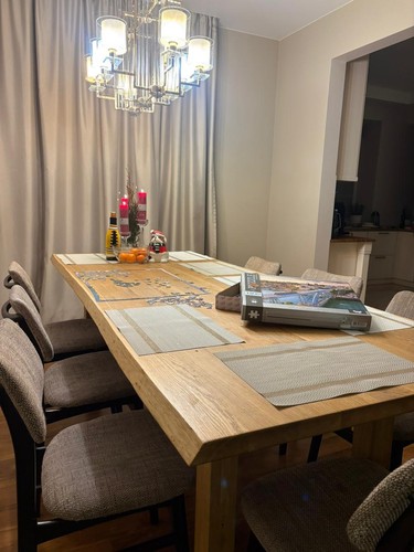 Solid oak table top handmade - solid,