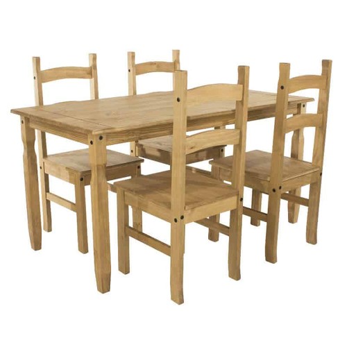 Corona pine dining set - dining, small