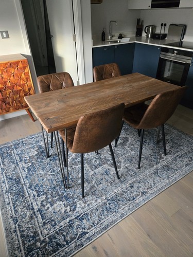 Rustic solid wood dining - solid, table