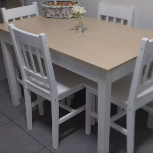 Large dining table rustic - table, 4/6