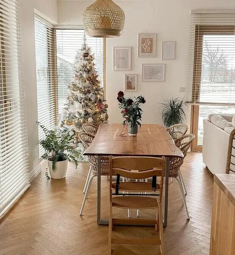 Rustic kitchen dining table - dining,