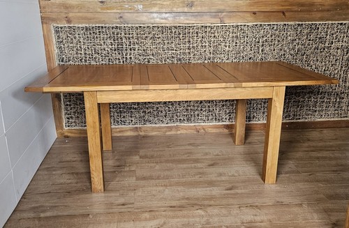 Solid oak seater extending - 6-8,