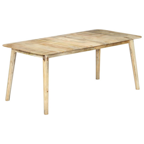 Dining table brown solid - solid, mango