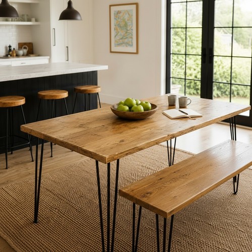 Handmade reclaimed wood dining - reclaimed,