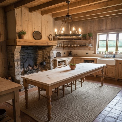 Rustic pine 3 plank - 10,