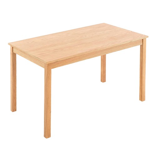 Oak dining table - oak, wooden