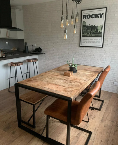 New industrial rustic wooden - new,