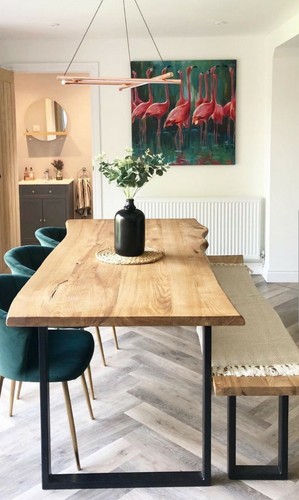 Solid wood oak dining - wood,